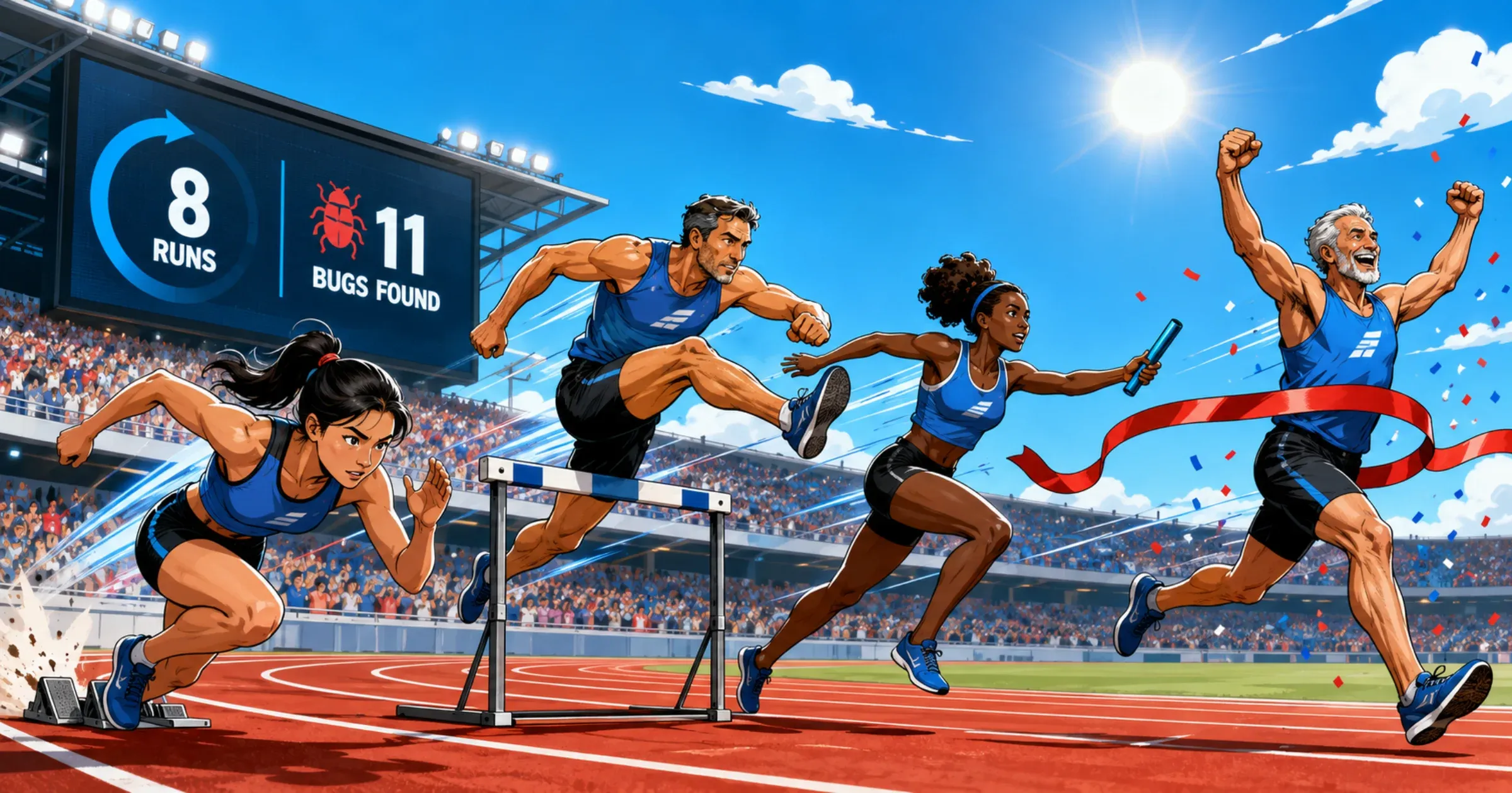 Six Principles in Practice: How an Agentic E2E Found 11 Production Bugs in 8 Runs