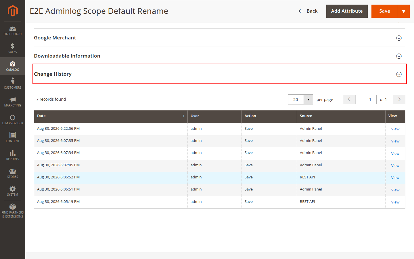 Admin Activity Audit Log screenshot 6