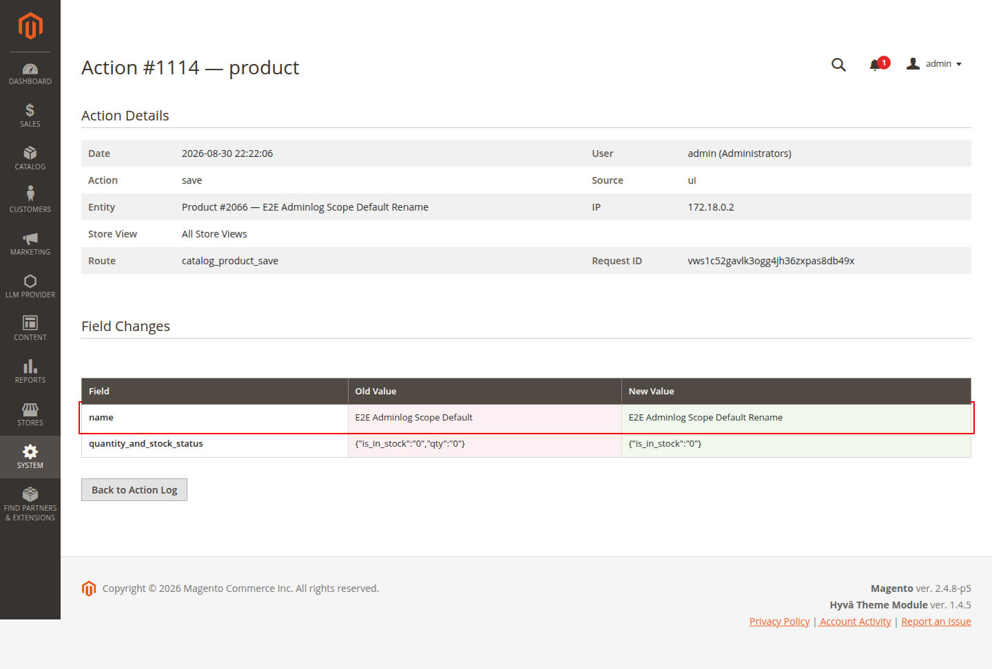 Admin Activity Audit Log screenshot 4