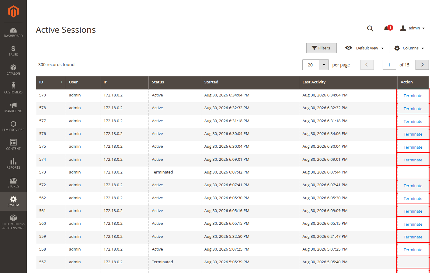Admin Activity Audit Log screenshot 8