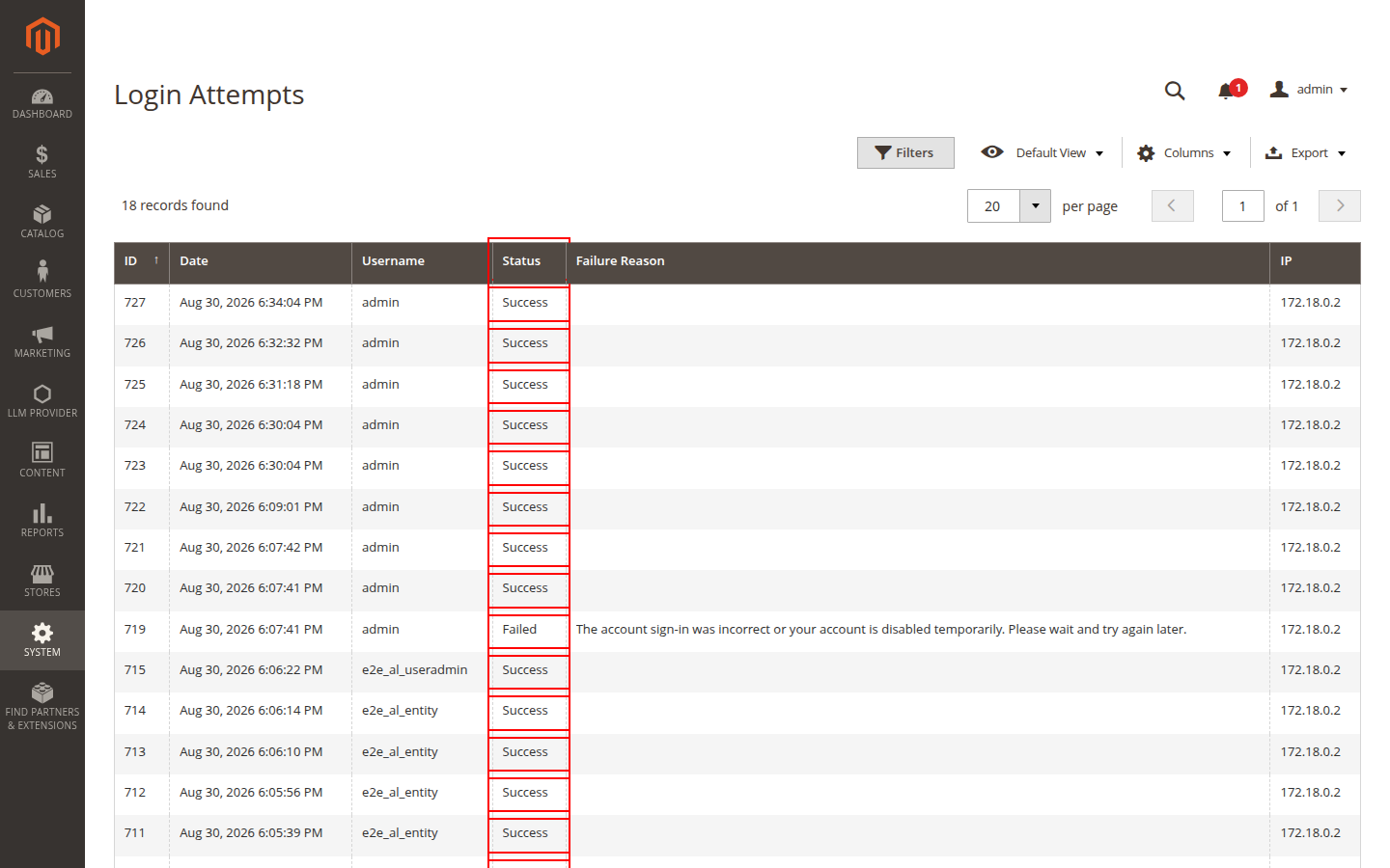 Admin Activity Audit Log screenshot 7