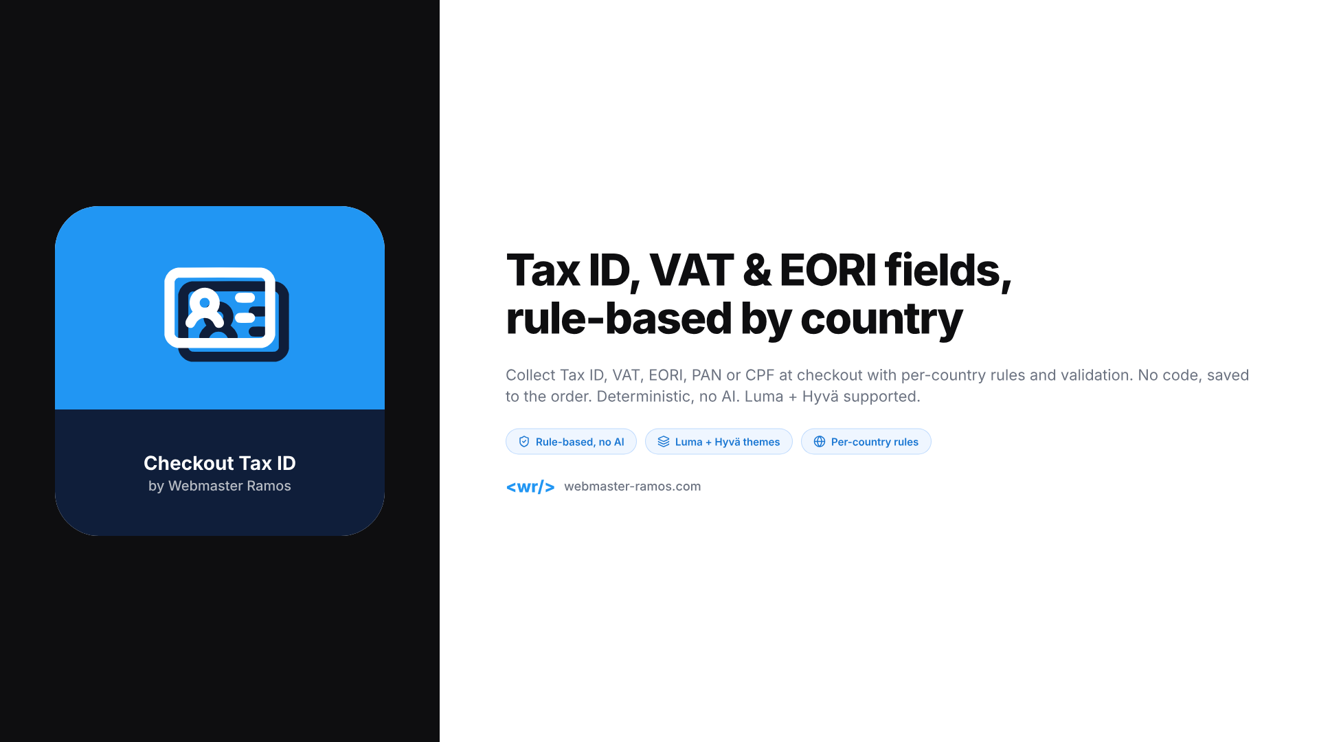 Checkout Tax ID Fields screenshot 1