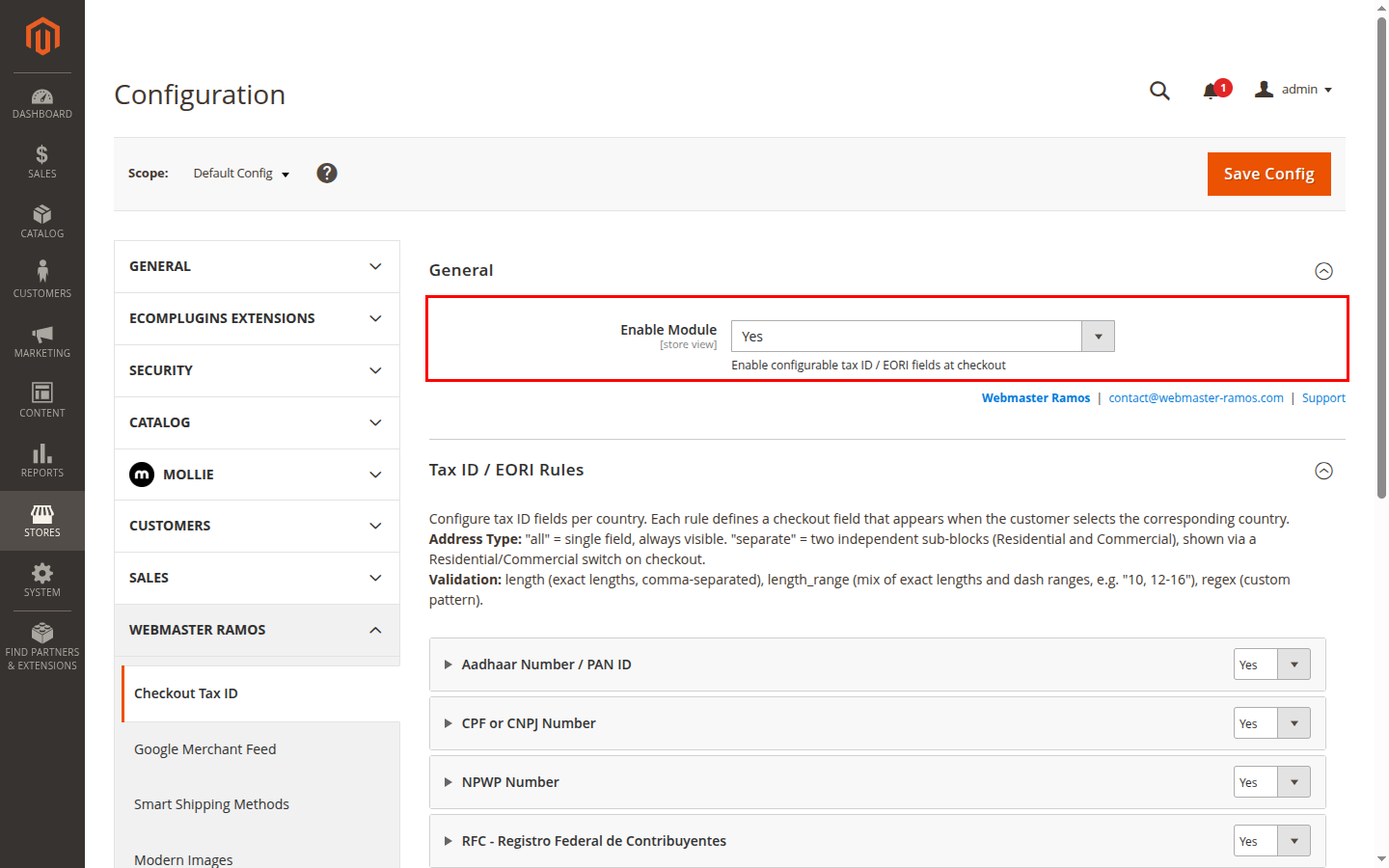 Checkout Tax ID Fields screenshot 2