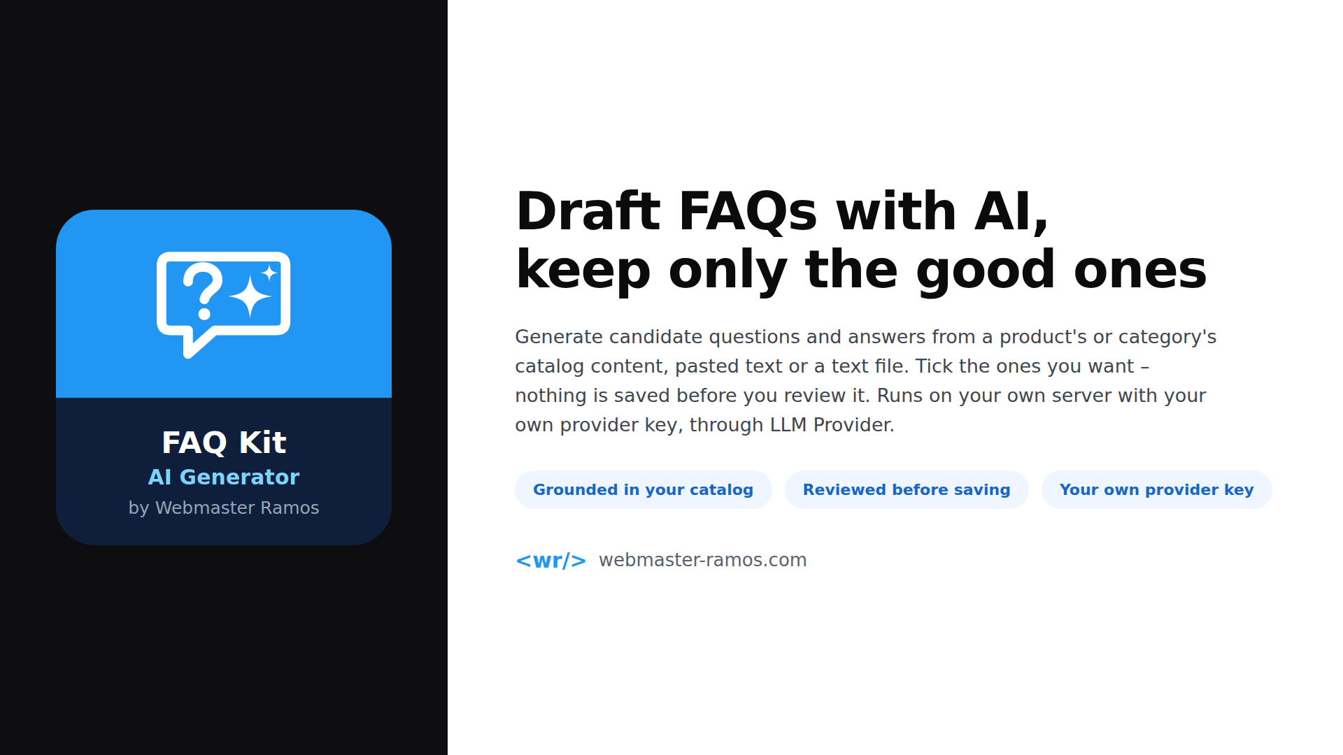 FAQ Kit AI Generator screenshot 1