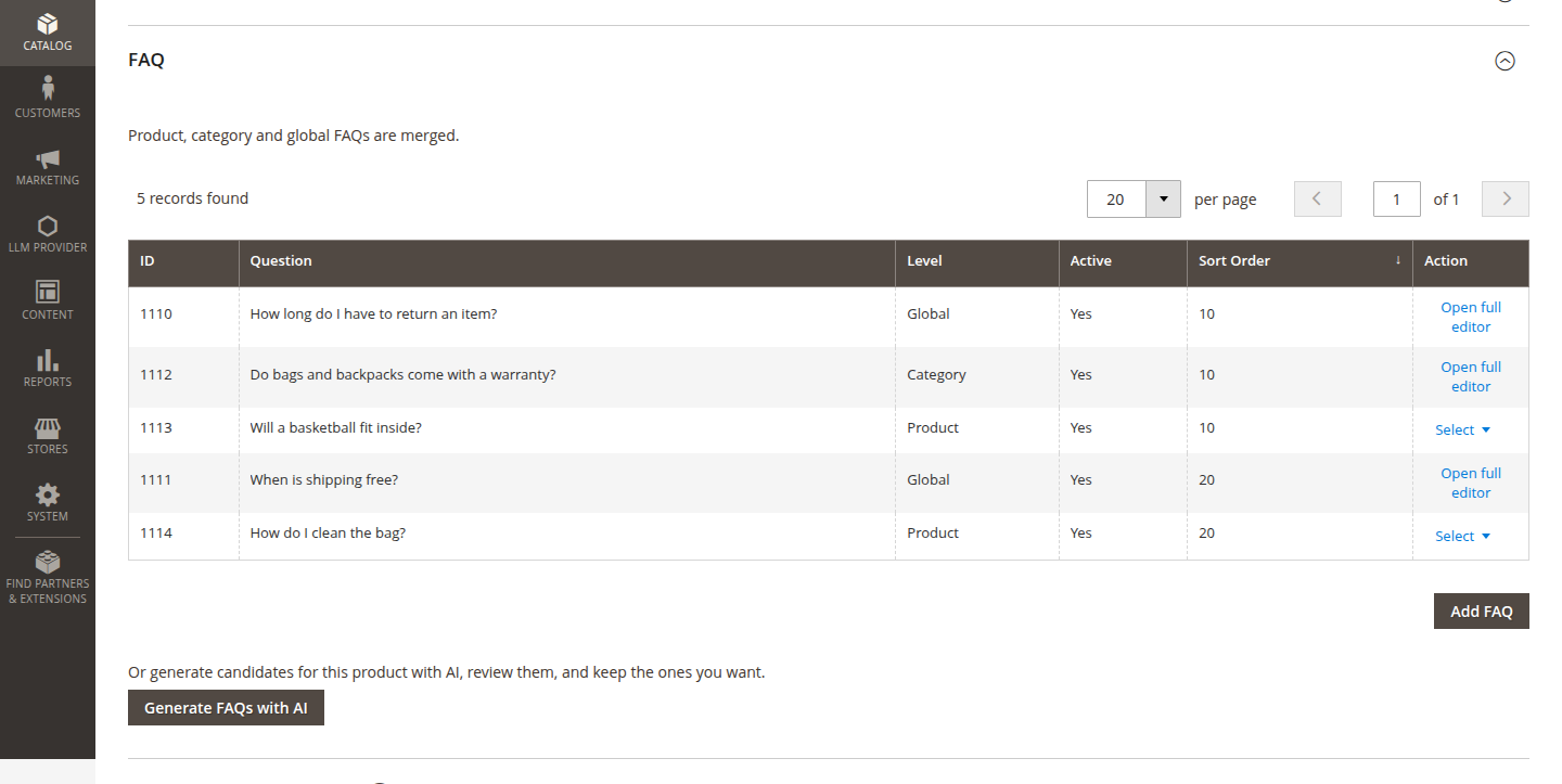FAQ Kit – Product & Category FAQ Manager screenshot 8