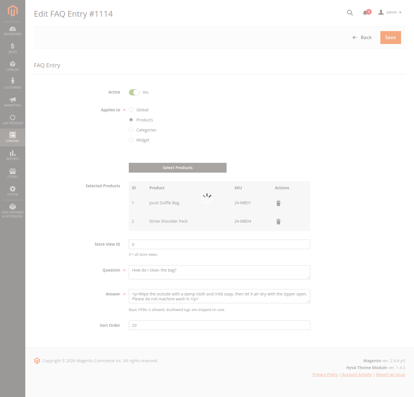 FAQ Kit – Product & Category FAQ Manager screenshot 7