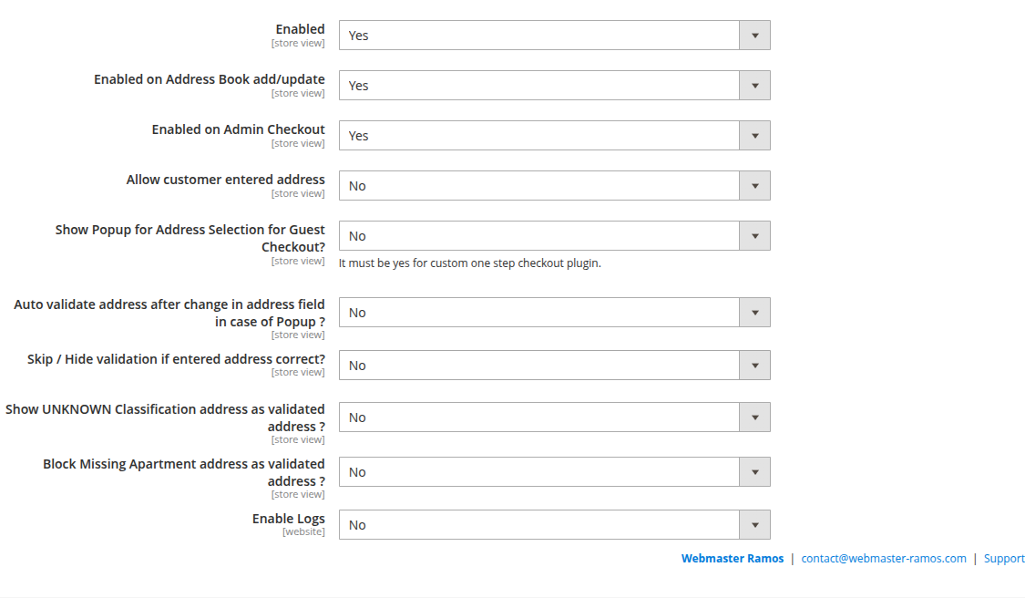 FedEx Address Validation screenshot 2