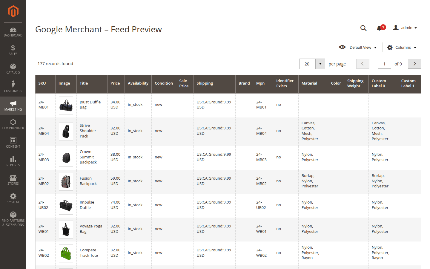 Google Merchant Feed screenshot 6