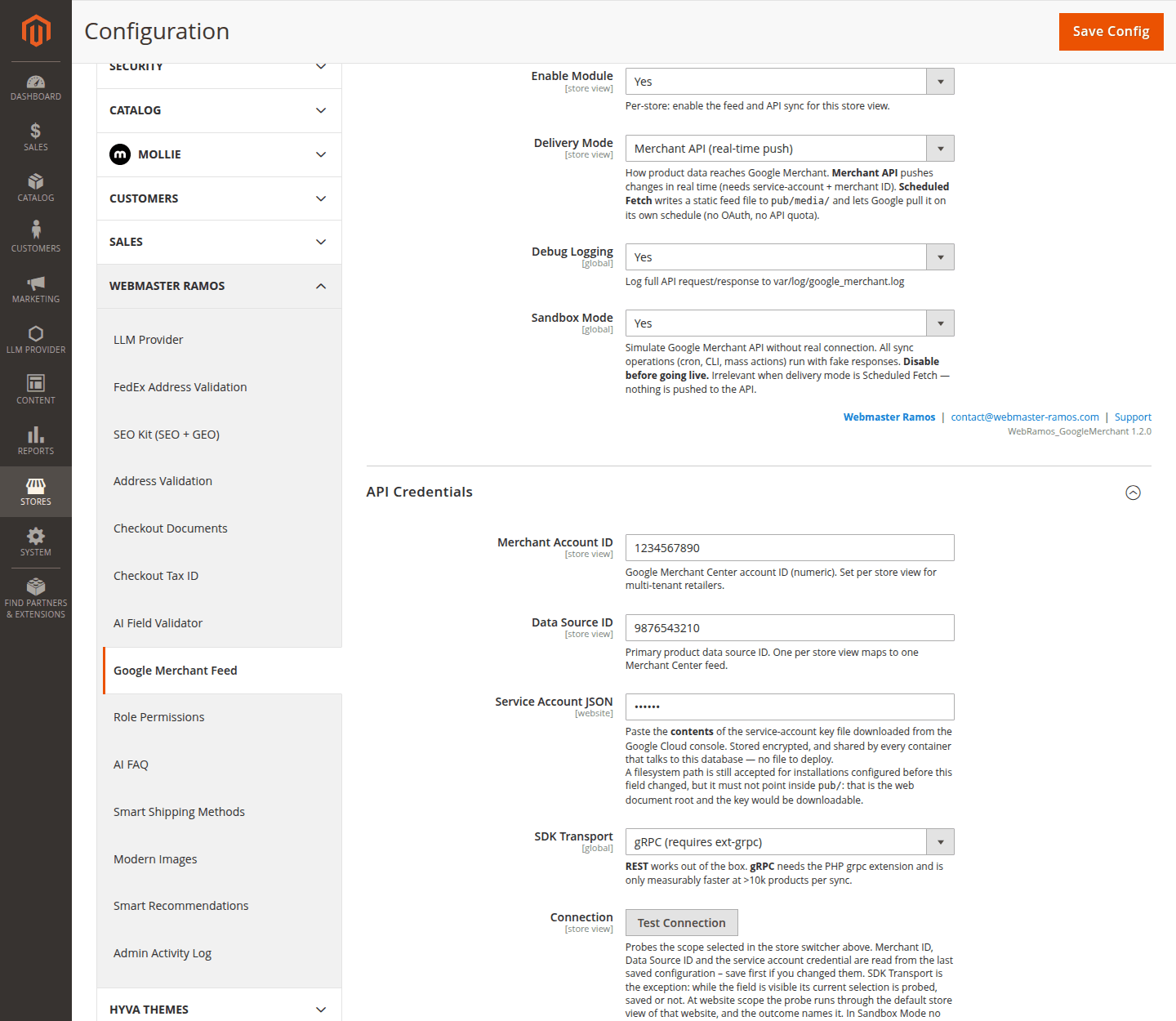 Google Merchant Feed screenshot 2