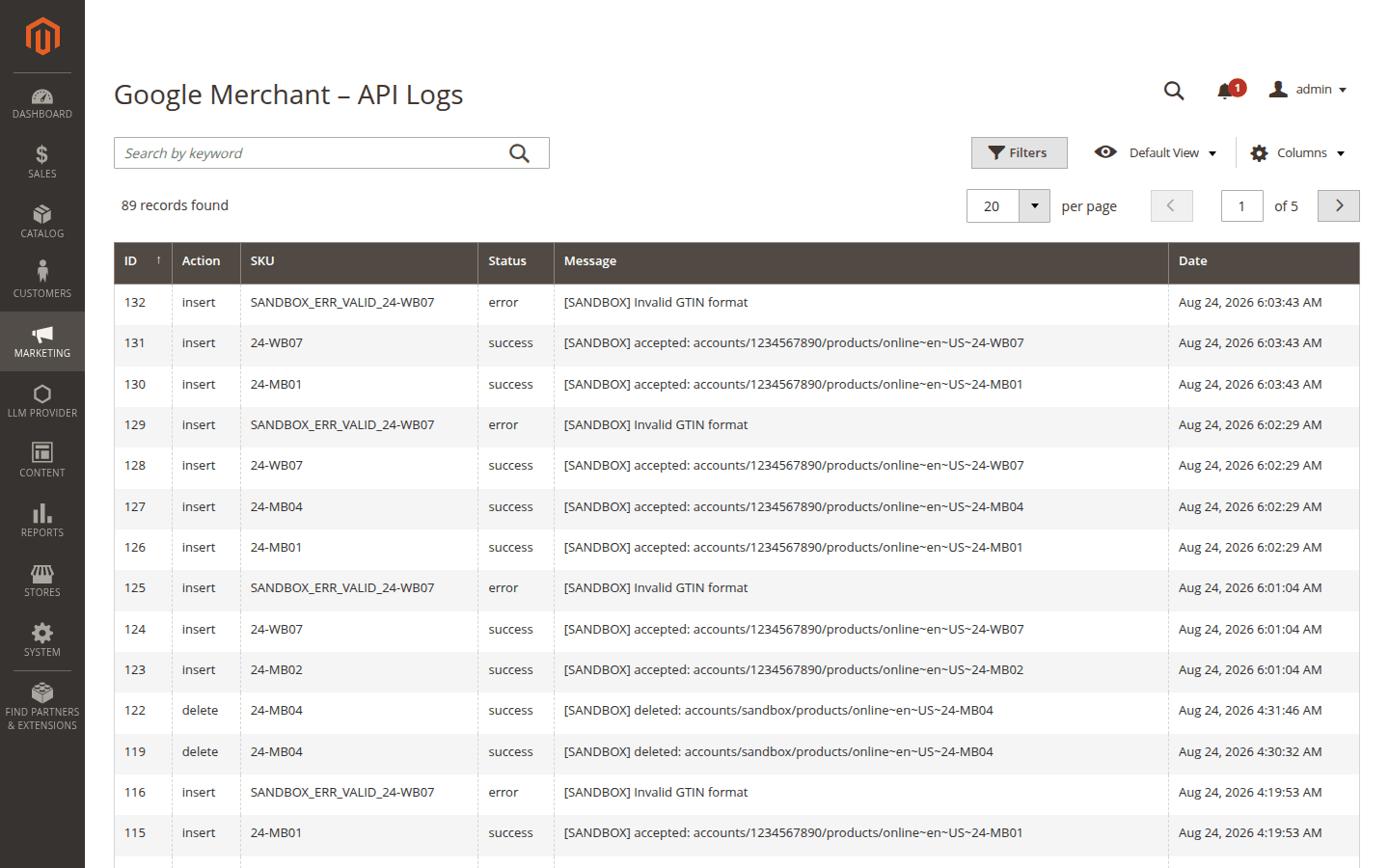 Google Merchant Feed screenshot 7