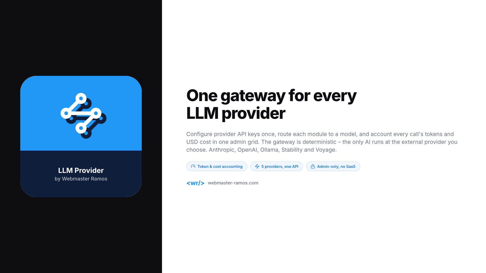 LLM Provider Gateway admin