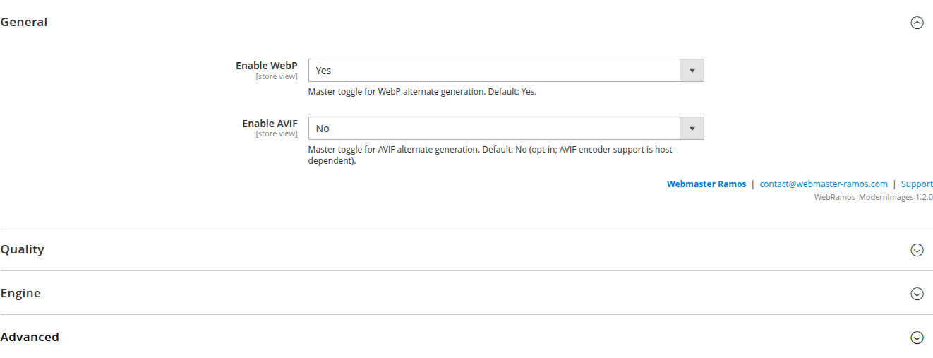 WebP & AVIF Product Images screenshot 3