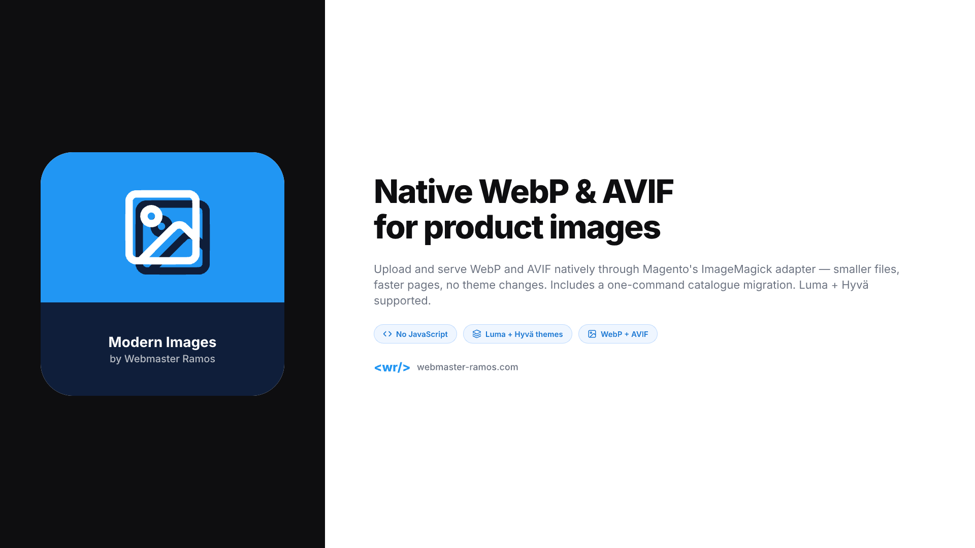 WebP & AVIF Product Images screenshot 1