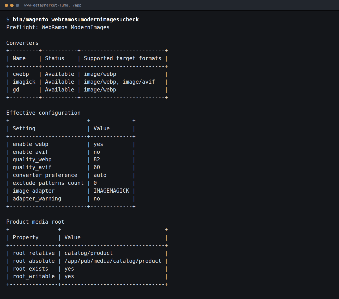 WebP & AVIF Product Images screenshot 2