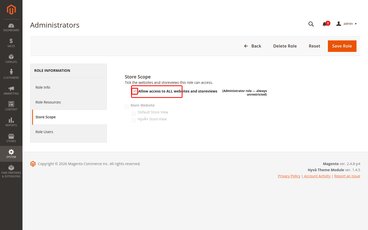 Admin Role Access Control screenshot 5