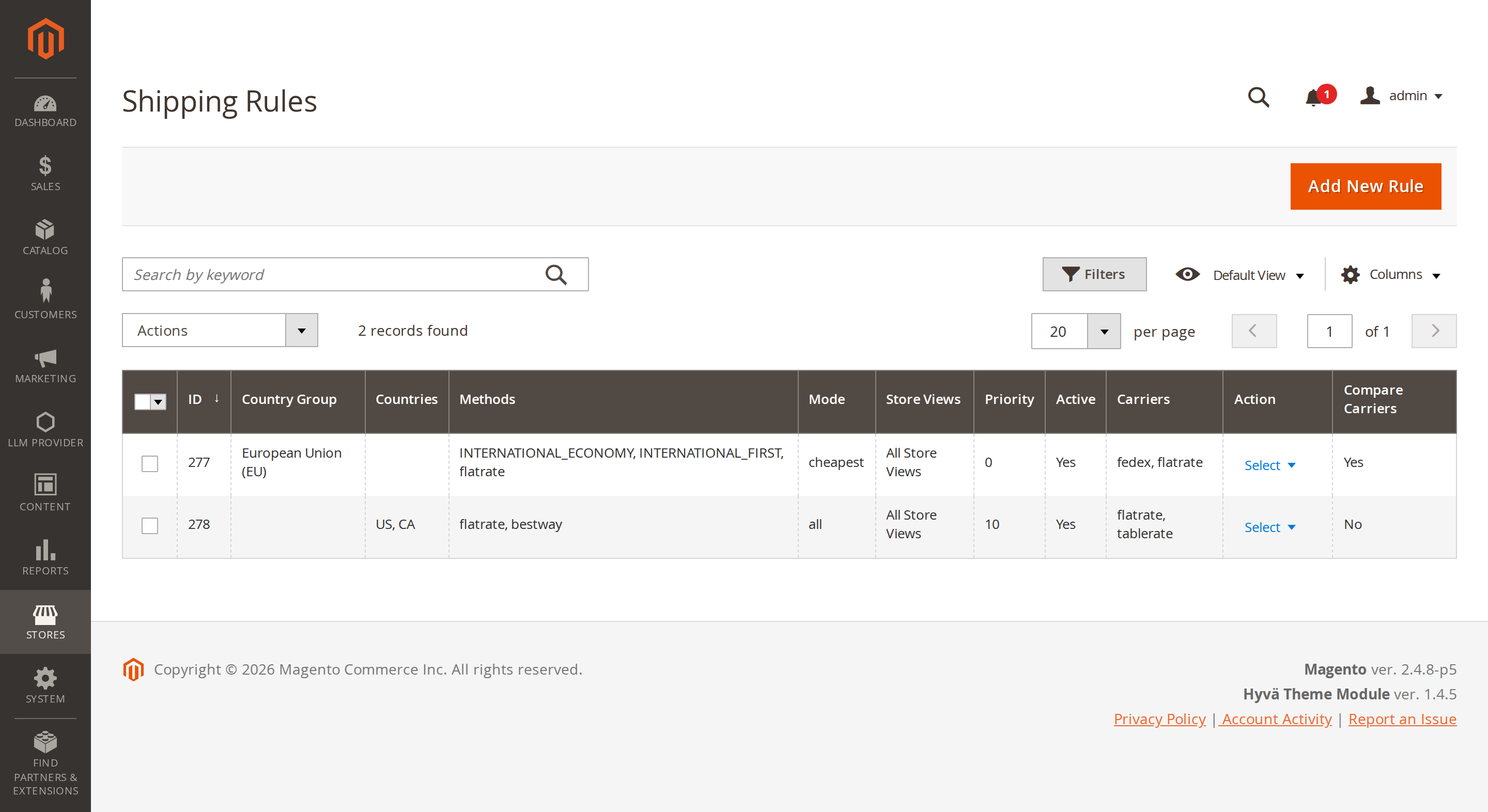 Smart Shipping Method Rules screenshot 5