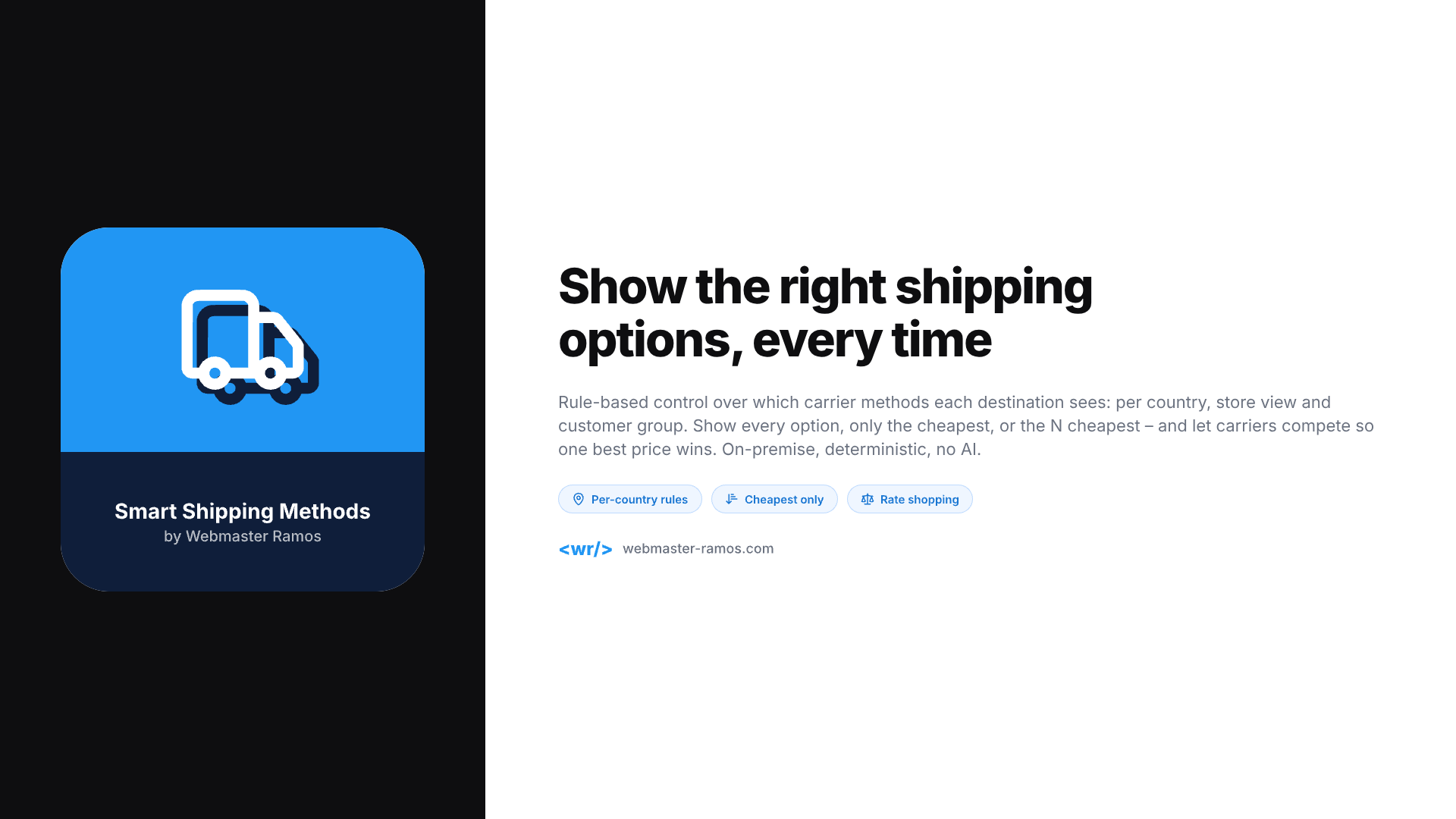 Smart Shipping Method Rules screenshot 1